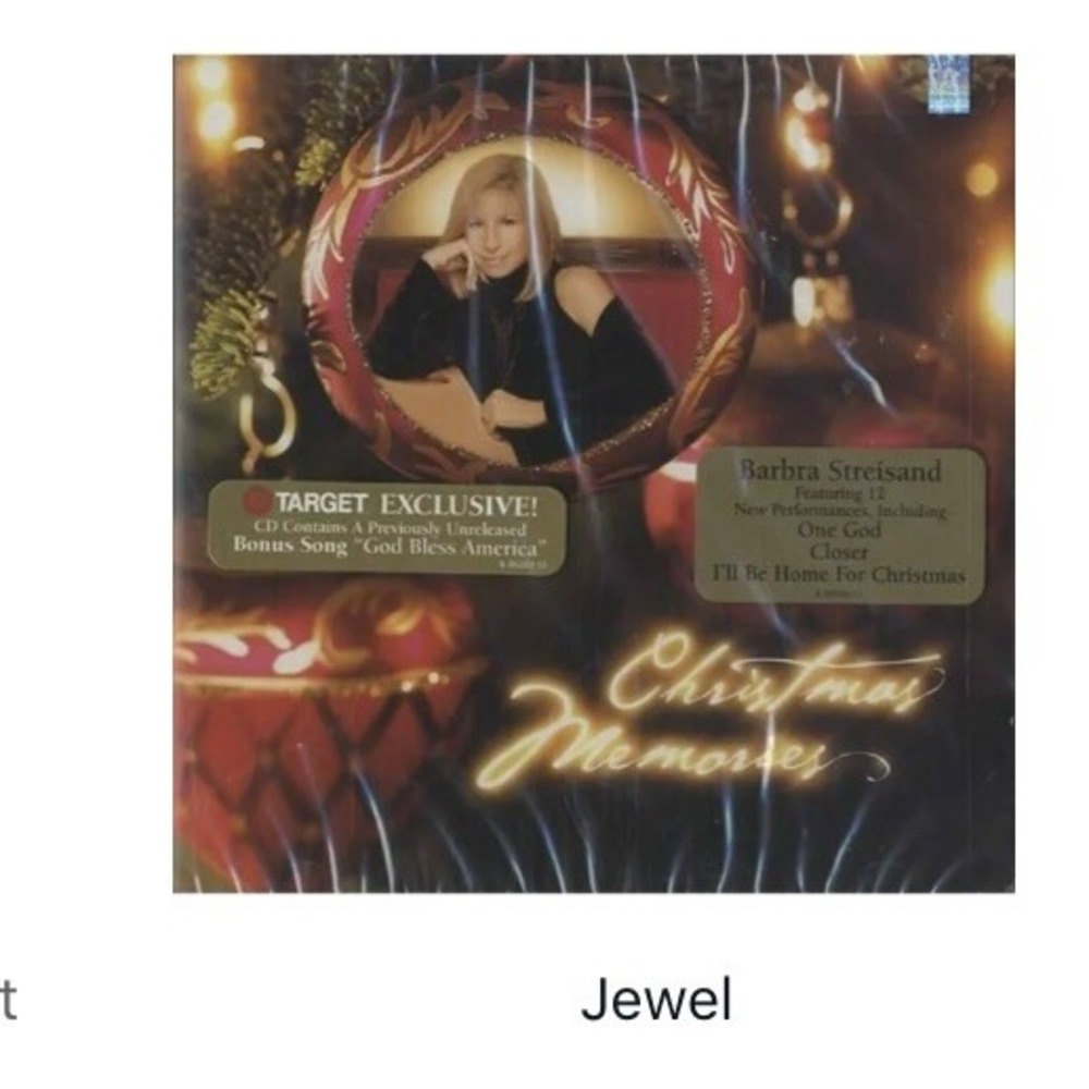 Christmas Memories Barbra Streisand Audio CD NEW